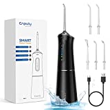 ENPLUY Irrigadores Bucales Portatil, Irrigador Dental Viaje con 5 Boquillas 5 Modos, IPX7 USB...