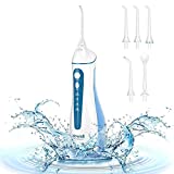 Irrigador Bucal Profesional - Irrigador Dental con 5 Boquillas 4 Modos, IPX7 Impermeable Limpieza...